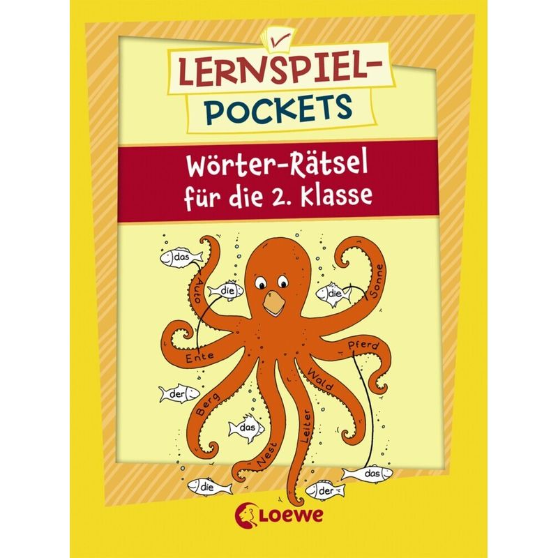 Lernspiel-Pockets - Wörter-Rätsel für die 2. Klasse von Loewe Verlag