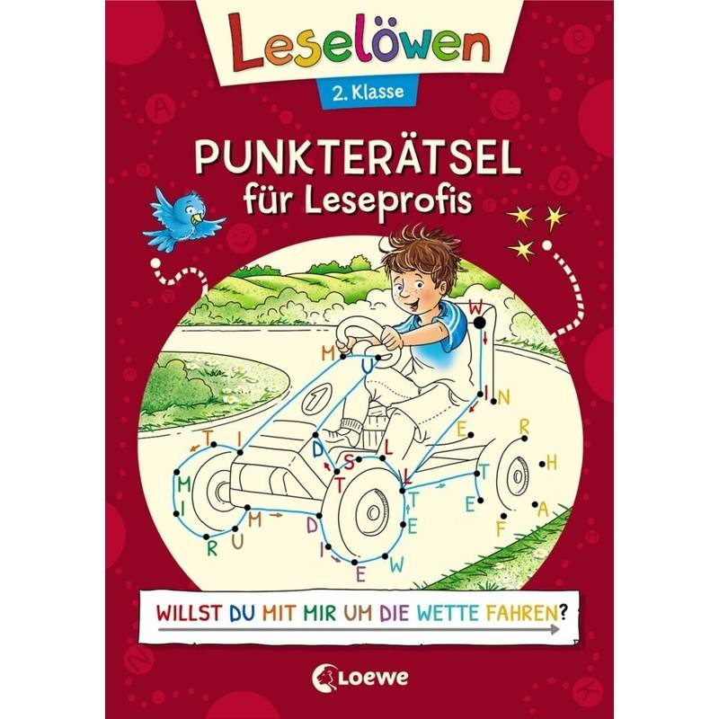 Leselöwen Punkterätsel für Leseprofis - 2. Klasse (Rot) von Loewe Verlag
