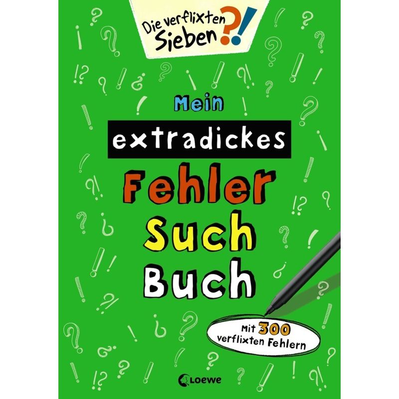 Mein extradickes Fehler-Such-Buch (grün) von Loewe Verlag
