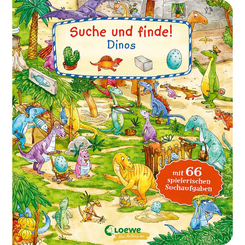 Suche und finde! - Dinos von Loewe Verlag