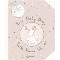 LOEWE VERLAG 978-3-7432-0010-4 Dein Babyalbum - Hallo, kleines Wunder von Loewe