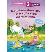 LOEWE VERLAG 978-3-7432-0176-7 Lesenlernen in 3 Schritten - Die schönsten Geschichten von Feen, Einhörnern und Meermädchen von Loewe