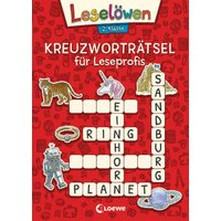 LOEWE VERLAG 978-3-7432-0189-7 Leselöwen Kreuzworträtsel für Leseprofis - 2. Klasse (Rot) von Loewe