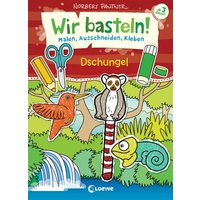 LOEWE VERLAG 978-3-7432-1042-4 Wir basteln! - Malen, Ausschneiden, Kleben - Dschungel von Loewe