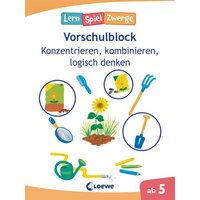 LOEWE VERLAG 978-3-7432-1068-4 Die neuen LernSpielZwerge - Konzentrieren, kombinieren, logisch denken von Loewe