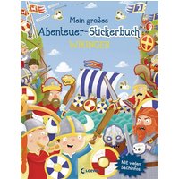 LOEWE VERLAG 978-3-7432-1267-1 Mein großes Abenteuer-Stickerbuch - Wikinger von Loewe