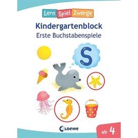 LOEWE VERLAG 978-3-7432-1359-3 Die neuen LernSpielZwerge - Erste Buchstabenspiele von Loewe