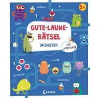 LOEWE VERLAG 978-3-7432-1447-7 Gute-Laune-Rätsel für unterwegs - Monster von Loewe