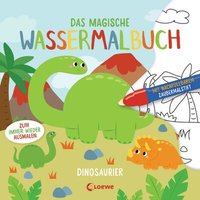 LOEWE VERLAG 978-3-7432-1470-5 Das magische Wassermalbuch - Dinosaurier von Loewe