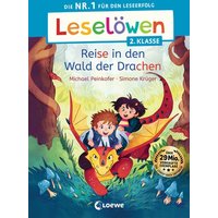 LOEWE VERLAG 978-3-7432-1518-4 Leselöwen 2. Klasse - Reise in den Wald der Drachen von Loewe