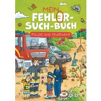 LOEWE VERLAG 978-3-7432-1678-5 Mein Fehler-Such-Buch - Polizei und Feuerwehr von Loewe