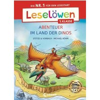 LOEWE VERLAG 978-3-7432-1780-5 Leselöwen 1. Klasse - Abenteuer im Land der Dinos von Loewe