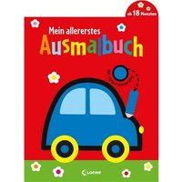 LOEWE VERLAG 978-3-7855-8949-6 Mein allererstes Ausmalbuch (Auto) von Loewe
