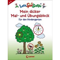 LernSpielZwerge - Mein dicker Mal- und Übungsblock für den Kindergarten von Loewe