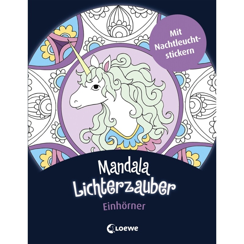 Mandala-Lichterzauber - Einhörner von Loewe