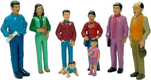 Figurenset südamerikanische Familie 8 Figuren-27398 von Miniland