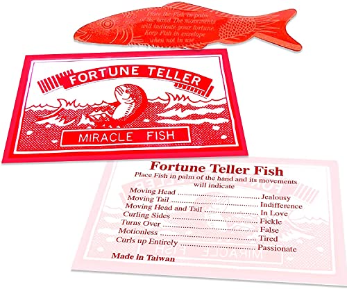 Loftus International 144 Fortune Teller Wunderfisch – Fortune Telling Fish Neuheit Artikel von Loftus International