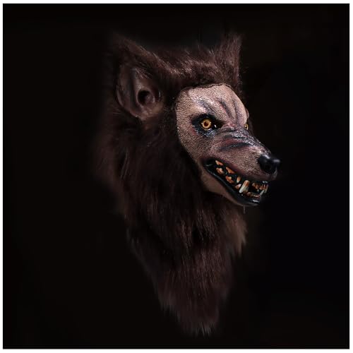 Lofytain Werwolf Maske - Realistisches und bequemes Monster Cosplay für Halloween, Partys und Aufführungen für Erwachsene Lofytain Werwolf Maske - Realistisches und bequemes Monster Cosplay für Halloween, Partys und Aufführungen für Erwachsene von Lofytain