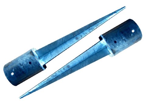 Loggyland 2er-Set Einschlagbodenhülse Bodenanker Ø 81mm von Loggyland