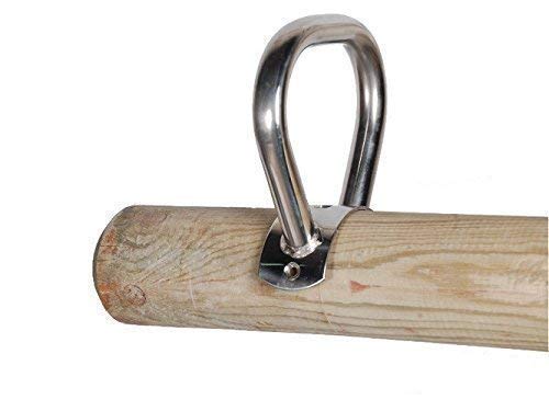 Loggyland Edelstahl Wippengriff Hangelgriff für Rundholz 180 mm Ø 18 cm/aus V2A Loggyland Edelstahl Wippengriff Hangelgriff für Rundholz 180 mm Ø 18 cm/aus V2A von Loggyland