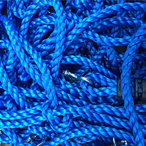 Loggyland Kletternetz 2,00 Meter hoch, 0,75 Meter breit, Verschiedene Netzfarben zur Auswahl HxB 2,0x0,75 ohne Holzkonstruktion (HELLGRÜN) (blau) von Loggyland