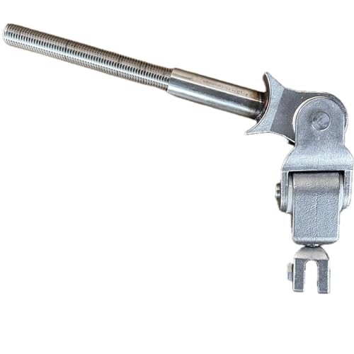 Loggyland Kreuzgelenk Schaukelhaken Schaukelgelenk M16x140mm für Nestschaukel mit Rundhölzern Loggyland Kreuzgelenk Schaukelhaken Schaukelgelenk M16x140mm für Nestschaukel mit Rundhölzern von Loggyland