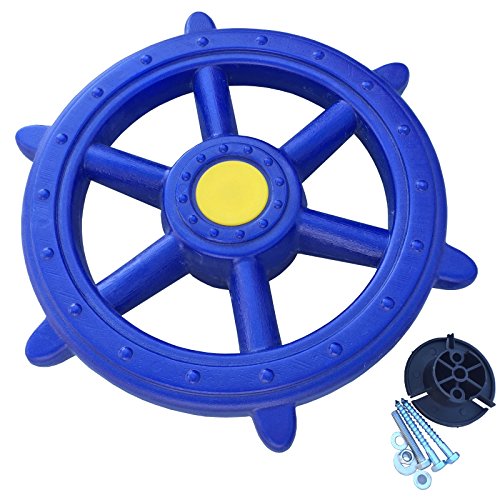 Loggyland Schiffslenkrad Piratenlenkrad Lenkrad Ø 52cm blau - für Kletterturm Spielschiff Spielturm mit Geräuschen Zubehör Loggyland Schiffslenkrad Piratenlenkrad Lenkrad Ø 52cm blau - für Kletterturm Spielschiff Spielturm mit Geräuschen Zubehör von Loggyland