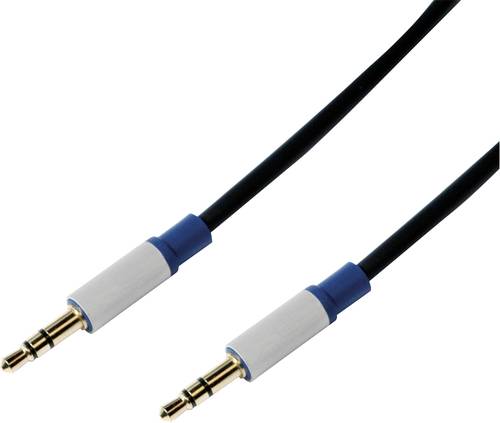 LogiLink BASC15 Klinke Audio Anschlusskabel 1.50m Dunkel-Blau (matt) von Logilink