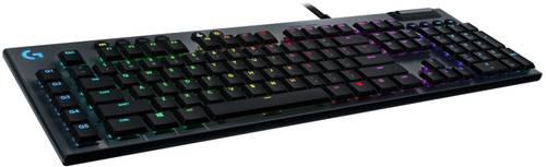 Logitech Gaming G815 LIGHTSPEED Kabelgebunden Gaming-Tastatur US-Englisch, QWERTY Schwarz von Logitech Gaming