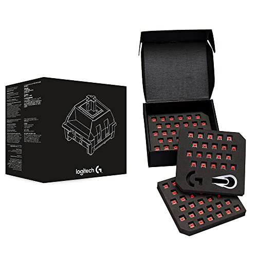 Logitech G Pro X Mechanisches Gaming-Tastaturschalter-Set (GX RED LINAR) von Logitech