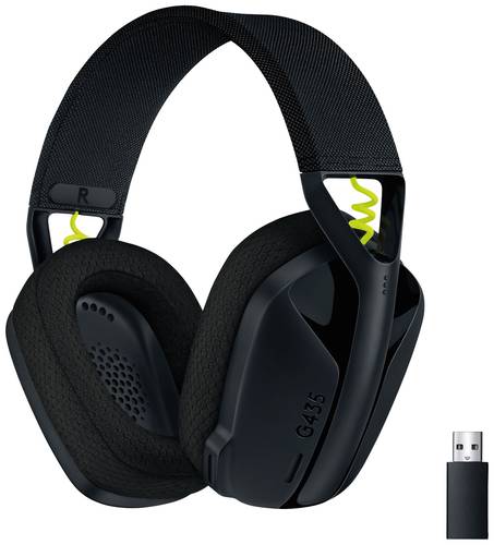 Logitech G435 LIGHTSPEED Gaming Over Ear Headset Bluetooth® Stereo Schwarz Lautstärkebegrenzung von Logitech
