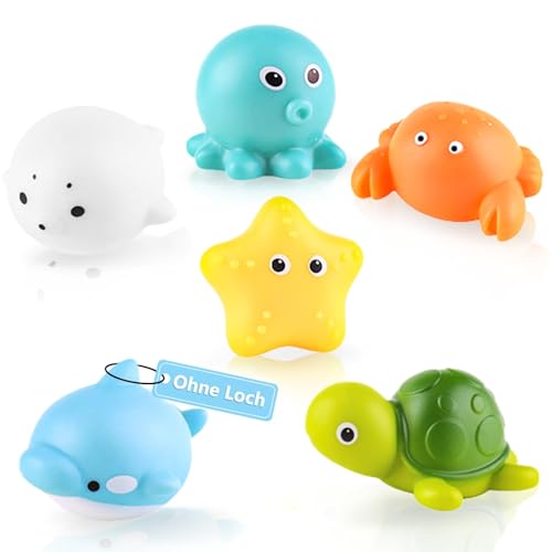 Ohne Loch-Baby Badespielzeug,6 Stück Schimmelfreies Badewannenspielzeug für Baby Kinder Ab 1 2 3 4 Jahr,wasserspielzeug Kinder,Badespielzeug, Badewanne Pool Spielzeug, Badewannenspielzeug für Jungen Ohne Loch-Baby Badespielzeug,6 Stück Schimmelfreies Badewannenspielzeug für Baby Kinder Ab 1 2 3 4 Jahr,wasserspielzeug Kinder,Badespielzeug, Badewanne Pool Spielzeug, Badewannenspielzeug für Jungen von Loimol