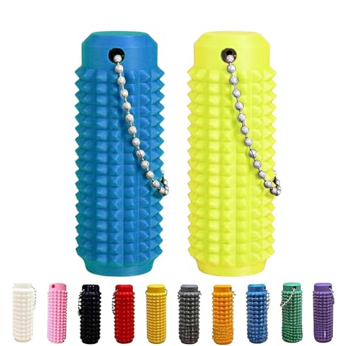 Venting Key Pendant for Anxiety Relief Positive, Spiky Grippie Stim Keychain, Portable Pocket Mini Fidget Toys(2 Pcs C) von Loimol