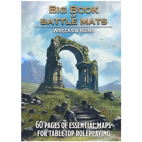Big Book of Battle Mats Wilds Wrecks & Ruin von Loke, Merchandise für RPG-Brettspiel, ab 14 Jahren Big Book of Battle Mats Wilds Wrecks & Ruin von Loke, Merchandise für RPG-Brettspiel, ab 14 Jahren von Loke BattleMats
