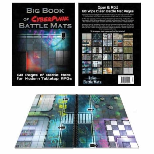 Giant Book of Cyberpunk Battle Mats von Loke BattleMats