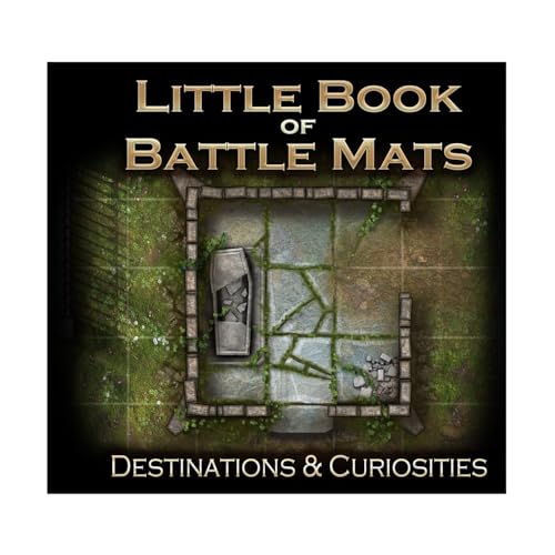Little Book of Battle Mats – Destinations & Curiosities by Loke – Tragbare 15,2 x 15,2 cm große RPG-Kampfmatten – kompakte Karten für schnelle Einrichtung – Reisebereit mit vielseitigem Gelände Little Book of Battle Mats – Destinations & Curiosities by Loke – Tragbare 15,2 x 15,2 cm große RPG-Kampfmatten – kompakte Karten für schnelle Einrichtung – Reisebereit mit vielseitigem Gelände von Loke BattleMats