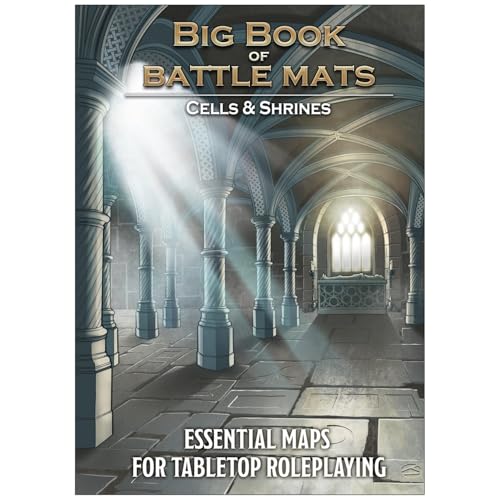 Loke BattleMats | Big Book of Battle Mats Cells & Shrines - Karton, Mehrfarbig, 15 cm x 15 cm, 168+ Jahre, 1 Spieler, Fantasie, Standardausgabe Loke BattleMats | Big Book of Battle Mats Cells & Shrines - Karton, Mehrfarbig, 15 cm x 15 cm, 168+ Jahre, 1 Spieler, Fantasie, Standardausgabe von Loke BattleMats