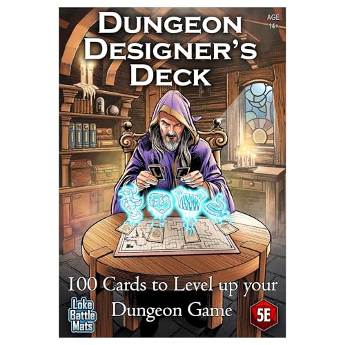 Loke Battlemats | Dungeon Designer's Deck | 100 Cards to Level Up Your Dungeon Game | RPG Accessoires Loke Battlemats | Dungeon Designer's Deck | 100 Cards to Level Up Your Dungeon Game | RPG Accessoires von Loke BattleMats