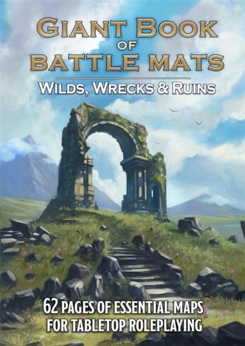 Loke BattlematsGiant Book of Battle Mats Wilds, Wrecks & Ruins von Loke BattleMats
