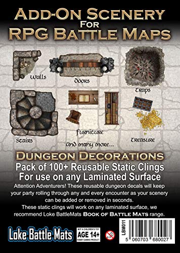 Add-On Scenery for RPG Battle Maps - Dungeon Decorations von Loke BattleMats