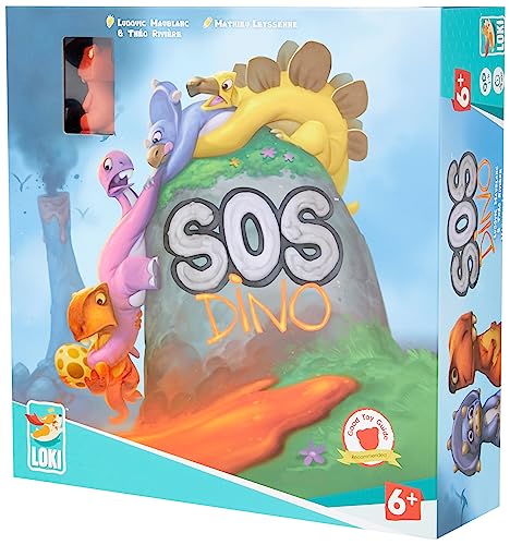 Iello CSGSOSD SOS Dino Cooperative Board Game, Multicolour von IELLO