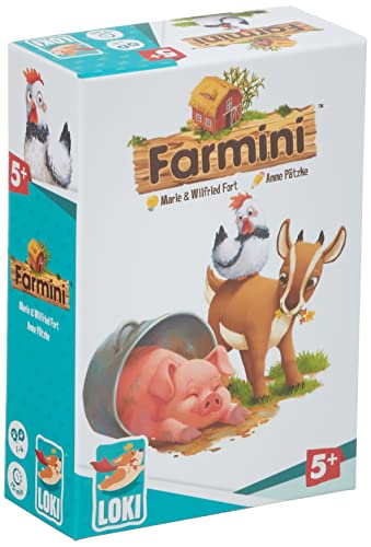 IELLO, Farmini, Board Game, Ages 5+, 1 to 4 Players, 20 mins Minutes Playing Time von IELLO