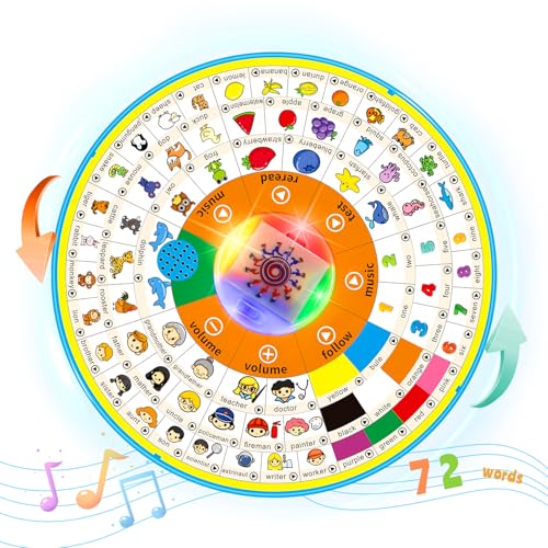 Lokorus Interaktives Lernspielzeug für Kinder, Musikalisches Bildungsspiel mit Uhr, Alternative zu Bildschirmzeit von Lokorus