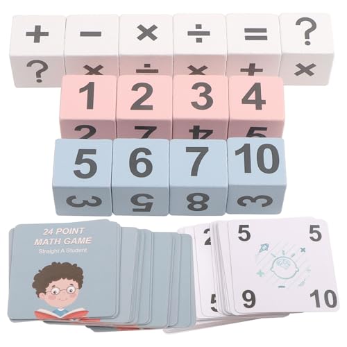 LongZYU Mathematisches Montessori Mathematisches Spielzeug Holz Holz Mathe Spielzeug Zählen Lernen Für Kinder Multiplikation Und Division Pädagogisches Mathe-Spielzeug Für Ab 7-16 Jahre von LongZYU