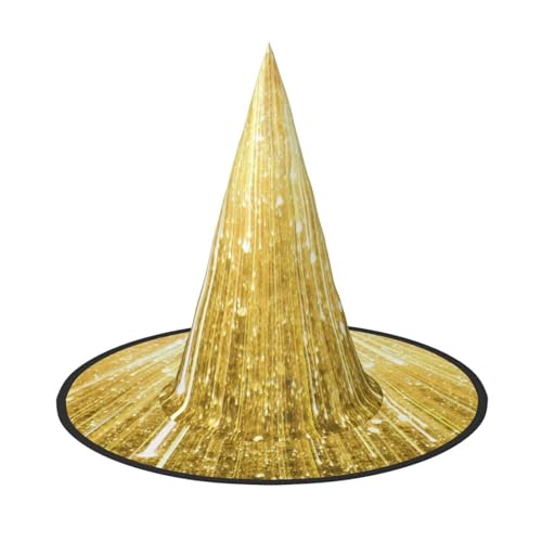 Gold Bling Print Halloween Kostüm Hexenhut Erwachsene Cosplay Karneval Party Kostüm Zubehör Gold Bling Print Halloween Kostüm Hexenhut Erwachsene Cosplay Karneval Party Kostüm Zubehör von Longzehao
