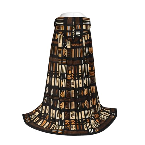 Longzehao Afrikanischer Schlammstoff, Tribal-Druck, Kapuzenumhang für Kinder mit Halloween, Weihnachten, Cosplay, Kapuzenumhang Kostüm Longzehao Afrikanischer Schlammstoff, Tribal-Druck, Kapuzenumhang für Kinder mit Halloween, Weihnachten, Cosplay, Kapuzenumhang Kostüm von Longzehao