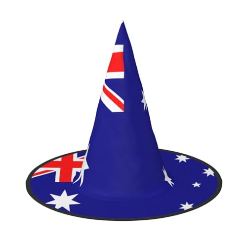 Longzehao Australische Flagge Druck Halloween Kostüm Hexenhut Erwachsene Cosplay Karneval Party Kostüm Zubehör Longzehao Australische Flagge Druck Halloween Kostüm Hexenhut Erwachsene Cosplay Karneval Party Kostüm Zubehör von Longzehao