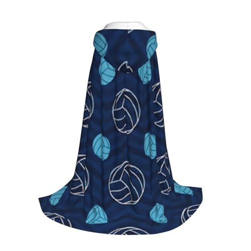 Longzehao Blauer Volleyball-Druck, Kapuzenumhang für Kinder mit Halloween, Weihnachten, Cosplay, Kapuzenumhang Kostüm Longzehao Blauer Volleyball-Druck, Kapuzenumhang für Kinder mit Halloween, Weihnachten, Cosplay, Kapuzenumhang Kostüm von Longzehao