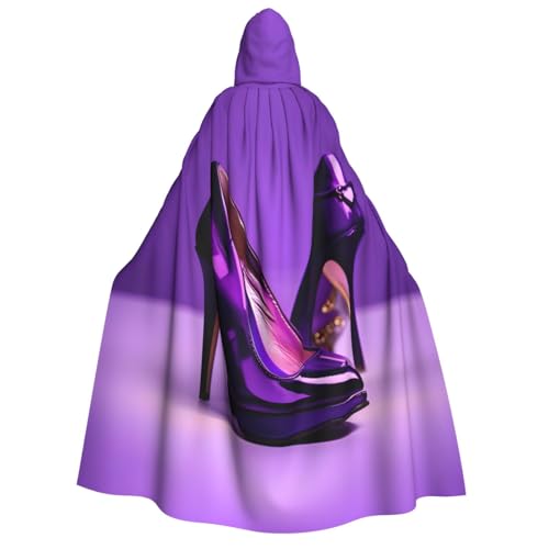 Longzehao Eleganter violetter Unisex-Kapuzenumhang mit Lippenstift-Druck, für Erwachsene, Dekoration, Umhang, Cosplay-Kostüme, Halloween-Kapuzenmantel Longzehao Eleganter violetter Unisex-Kapuzenumhang mit Lippenstift-Druck, für Erwachsene, Dekoration, Umhang, Cosplay-Kostüme, Halloween-Kapuzenmantel von Longzehao
