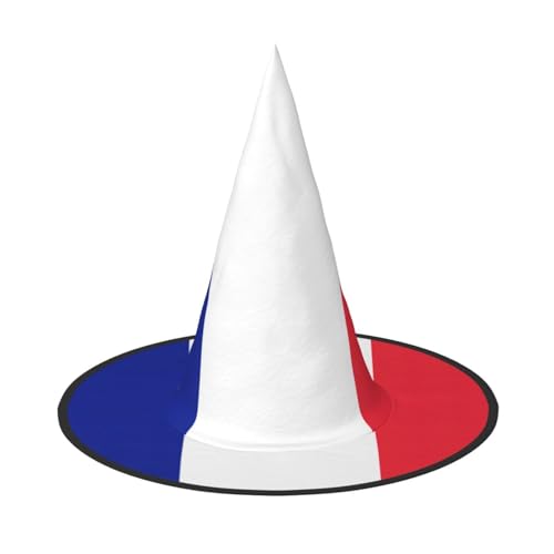 Longzehao Französische Flagge Druck Halloween Kostüm Hexenhut Erwachsene Cosplay Karneval Party Kostüm Zubehör Longzehao Französische Flagge Druck Halloween Kostüm Hexenhut Erwachsene Cosplay Karneval Party Kostüm Zubehör von Longzehao